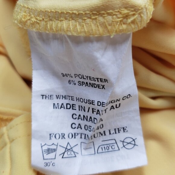 Sympli Yellow Sleeveless Tank Top Polyester Spandex Layering Piece - Picture 8 of 12